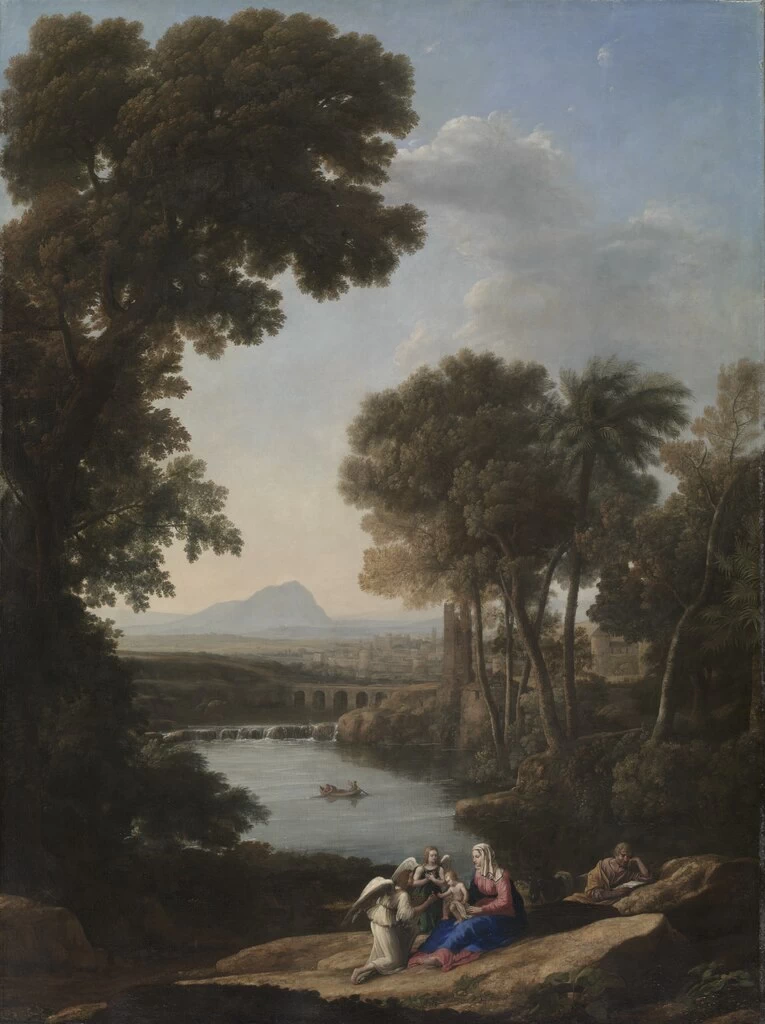 Paesaggio con il riposo durante la fuga in Egitto - Cleveland Museum of Art